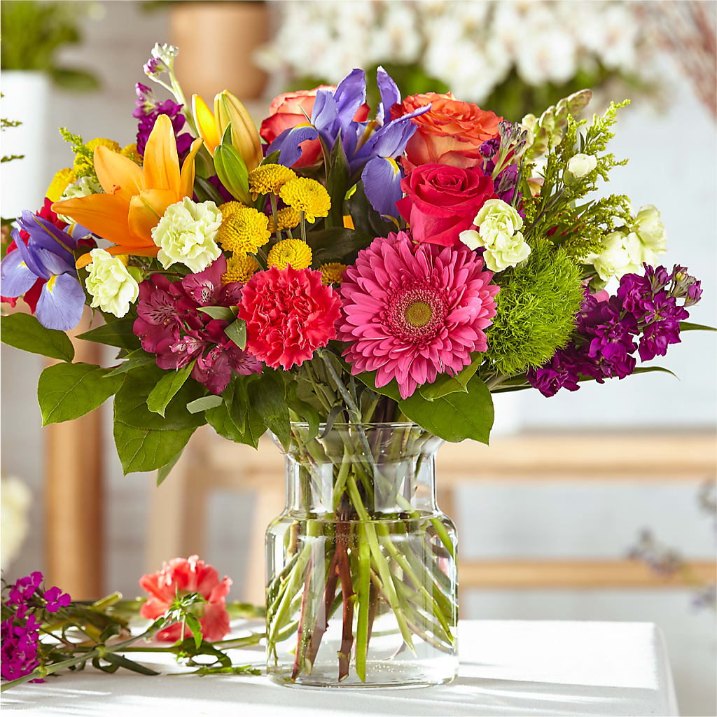 Bold & Bright – A Florist Original – Rose Girls, Whittier CA