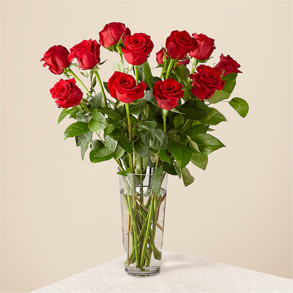 Long Stem Red Rose Bouquet – Rose Girls, Whittier CA