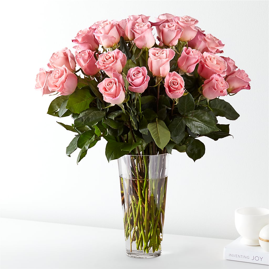 Long Stem Pink Rose Bouquet – Rose Girls, Whittier CA