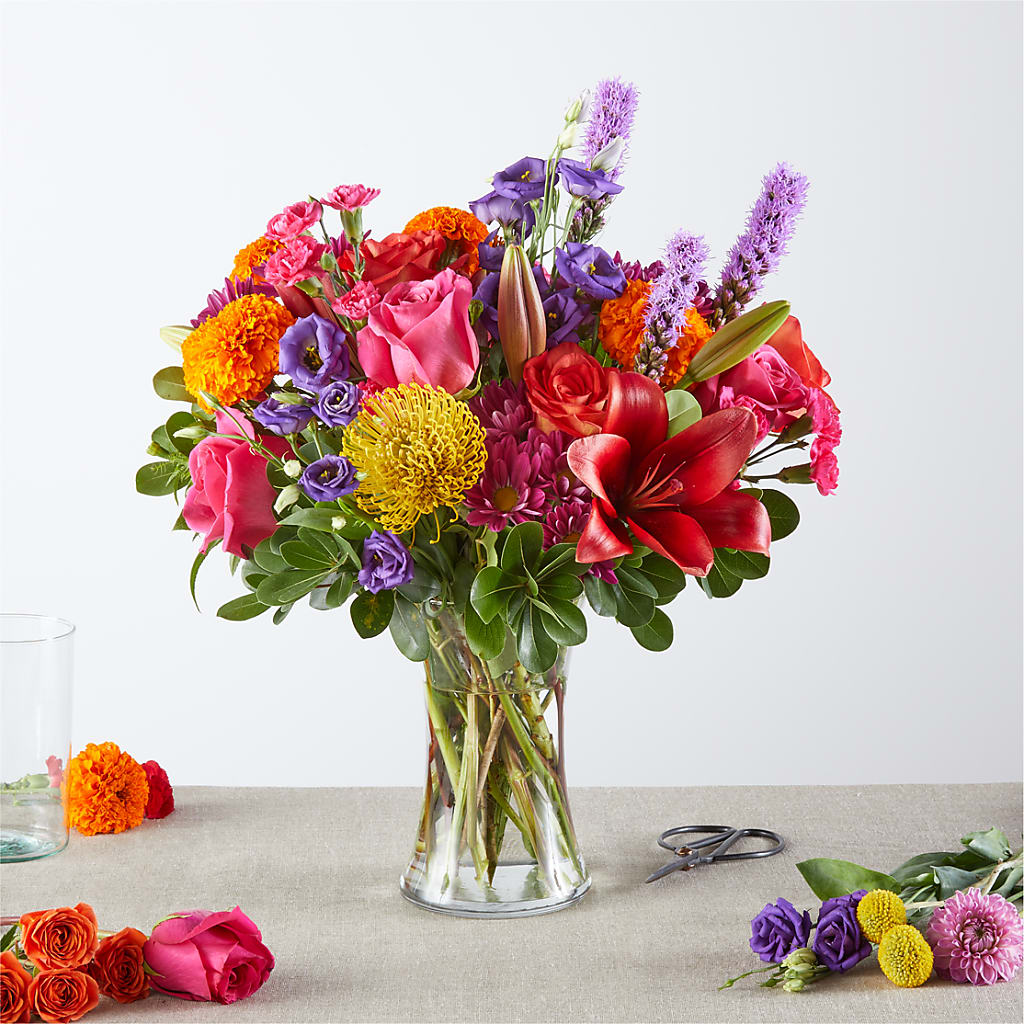Feast of Color – A Florist Original – Rose Girls, Whittier CA