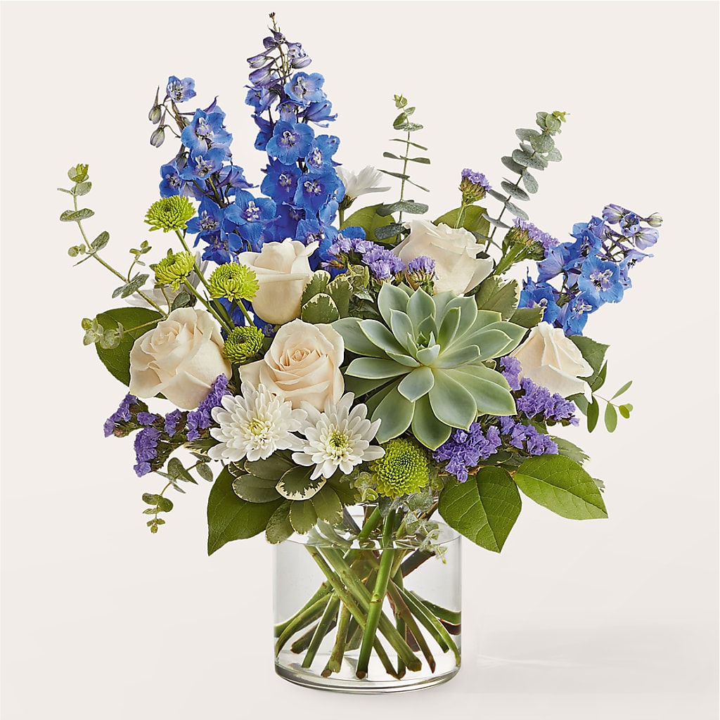 Cerulean Waves Bouquet – Rose Girls, Whittier CA