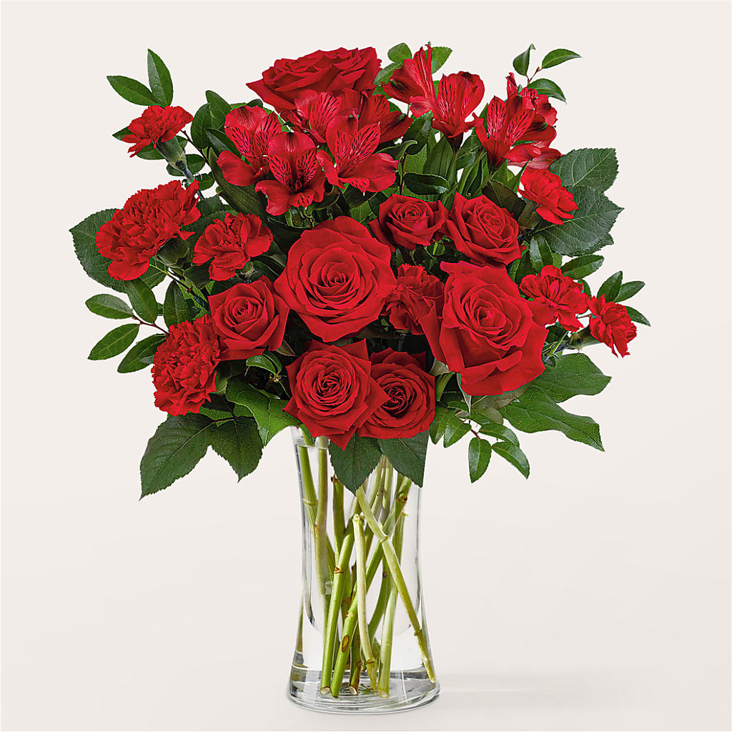 Brilliant Ruby Bouquet – Rose Girls, Whittier CA