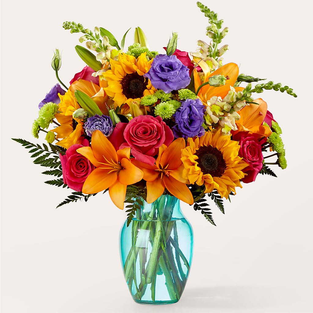 Double Rainbow Bouquet – Rose Girls, Whittier CA