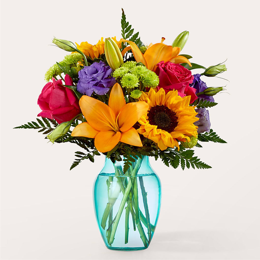 Double Rainbow Bouquet – Rose Girls, Whittier CA