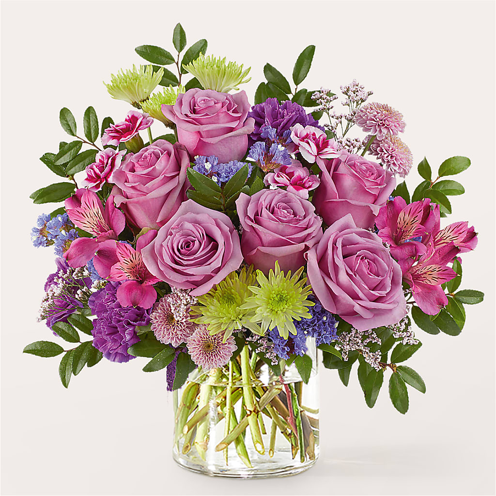 Glass Half Full Bouquet – Rose Girls, Whittier CA