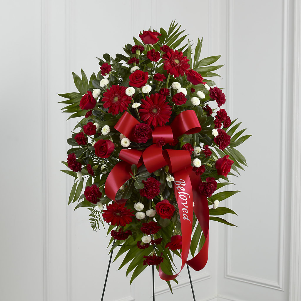 Treasured Memories Standing Spray – Rose Girls, Whittier CA