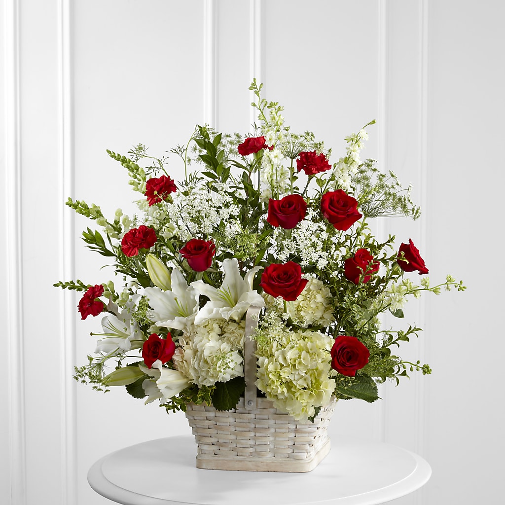 In Loving Memory Arrangement – Rose Girls, Whittier CA
