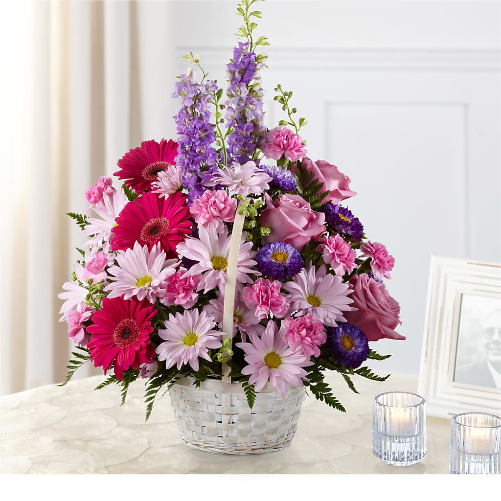 Pastel Peace Basket – Rose Girls, Whittier CA
