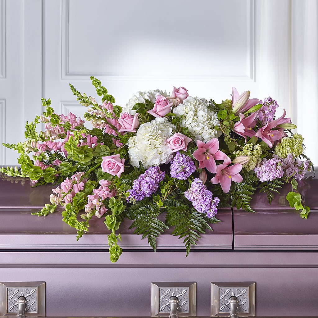 Life's Gratitude Casket Spray – Rose Girls, Whittier CA