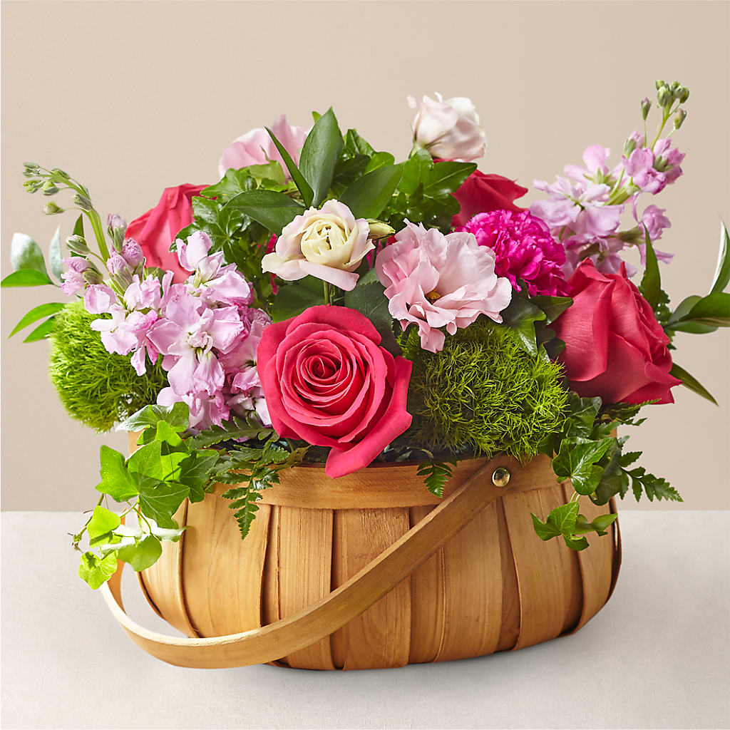 Radiance in Bloom Basket – Rose Girls, Whittier CA