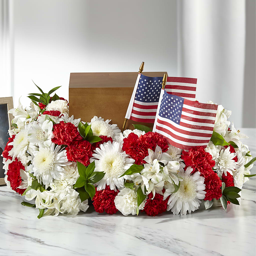 Spirit of Patriotism Cremation Adornment – Rose Girls, Whittier CA