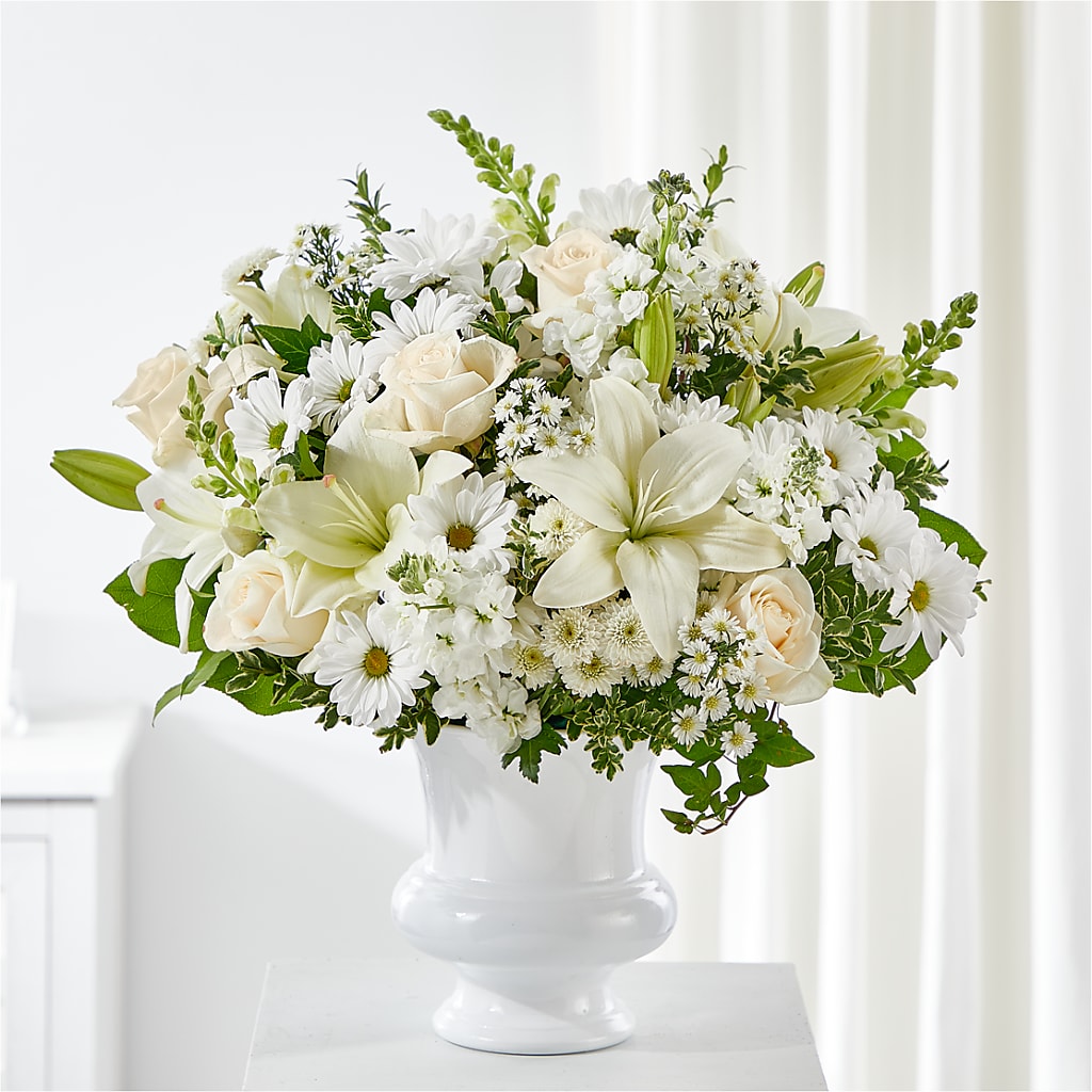 Uplifting Urn Arrangement – Rose Girls, Whittier CA