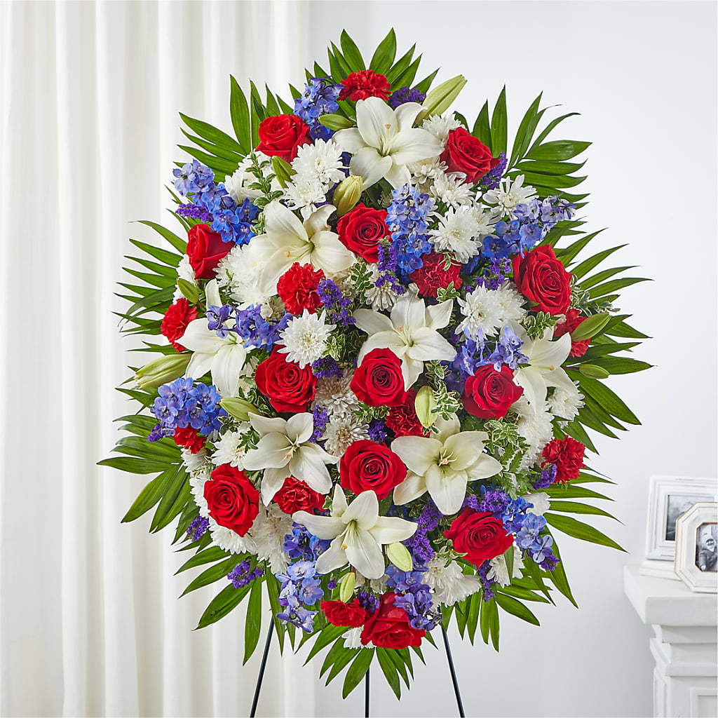 Cherished Service Standing Spray – Rose Girls, Whittier CA