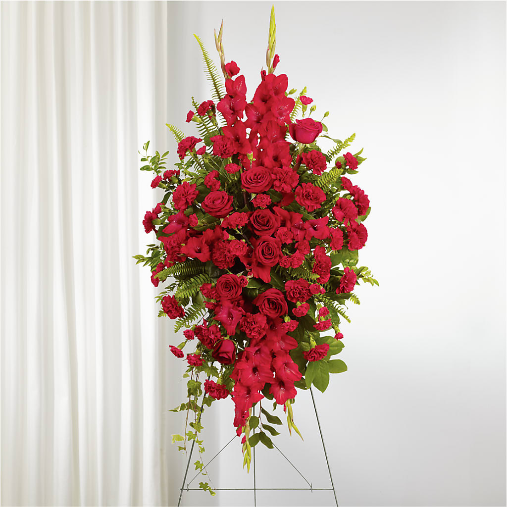 From the Heart Standing Spray – Rose Girls, Whittier CA