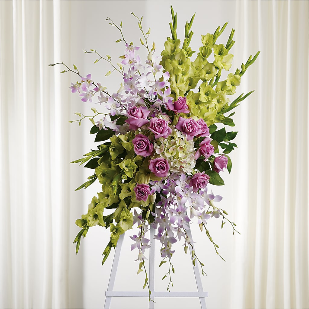 Lasting Legacy Standing Spray – Rose Girls, Whittier CA