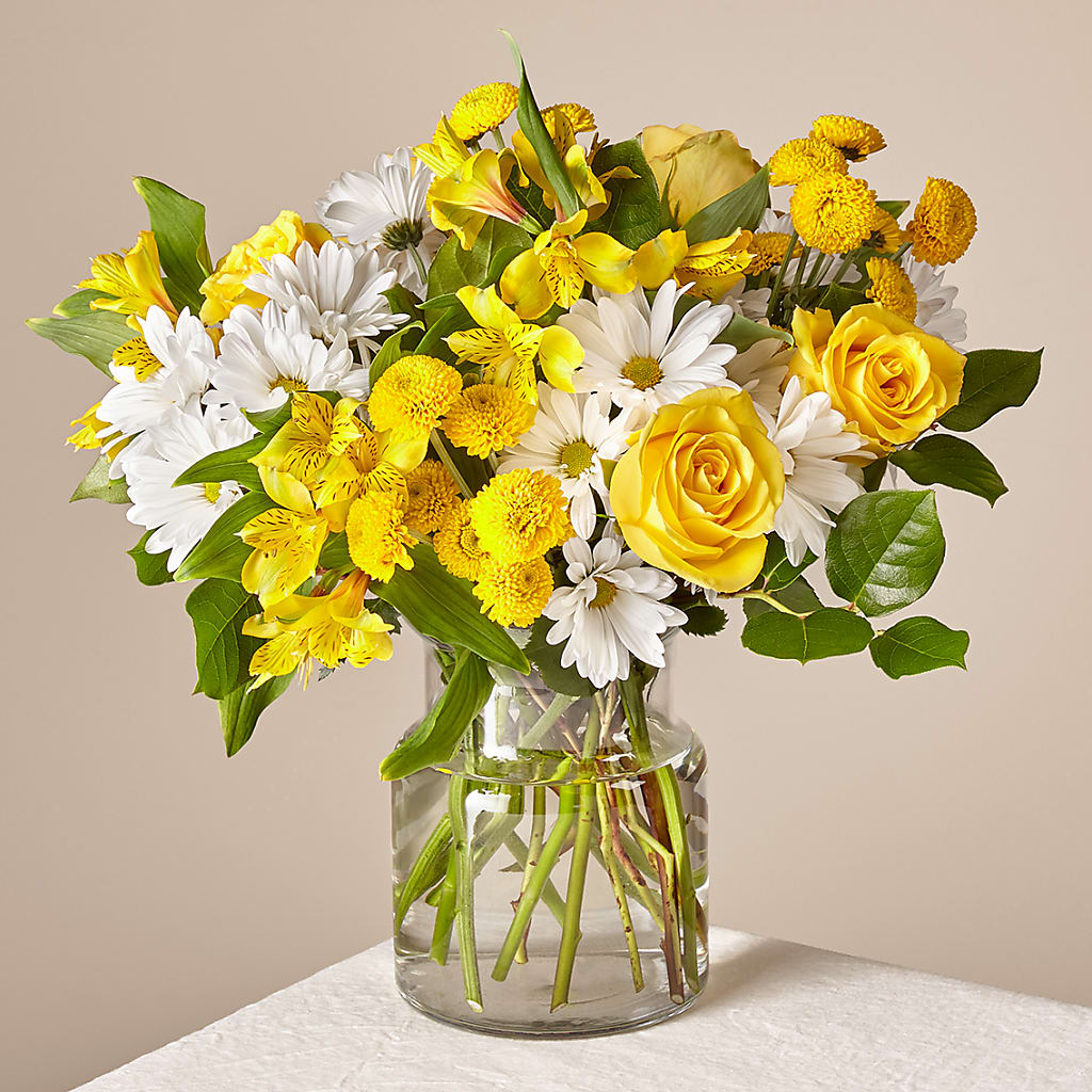 Sunny Sentiments Bouquet – Rose Girls, Whittier CA
