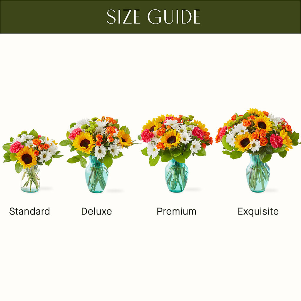 Sun-drenched Blooms Bouquet – Rose Girls, Whittier CA