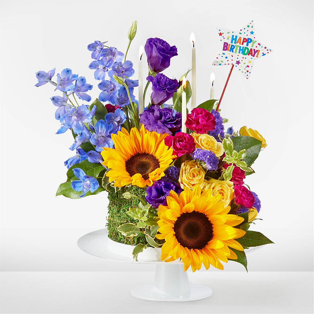 Star of the Day Floral Cake – Rose Girls, Whittier CA