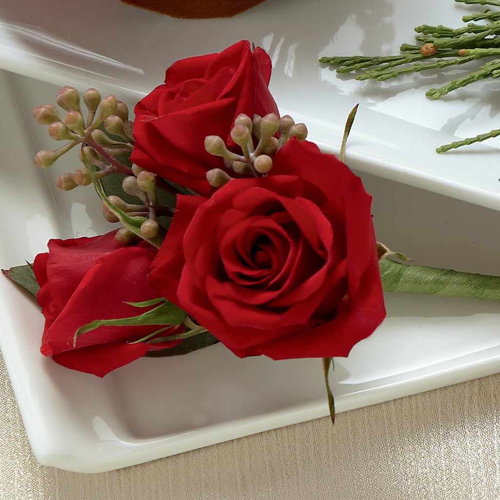 Red Spray Rose Boutonniere – Rose Girls, Whittier CA