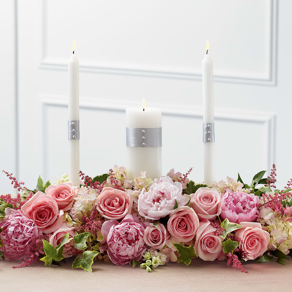 Worldwide Romance Unity Candle Arrangement – Rose Girls, Whittier CA