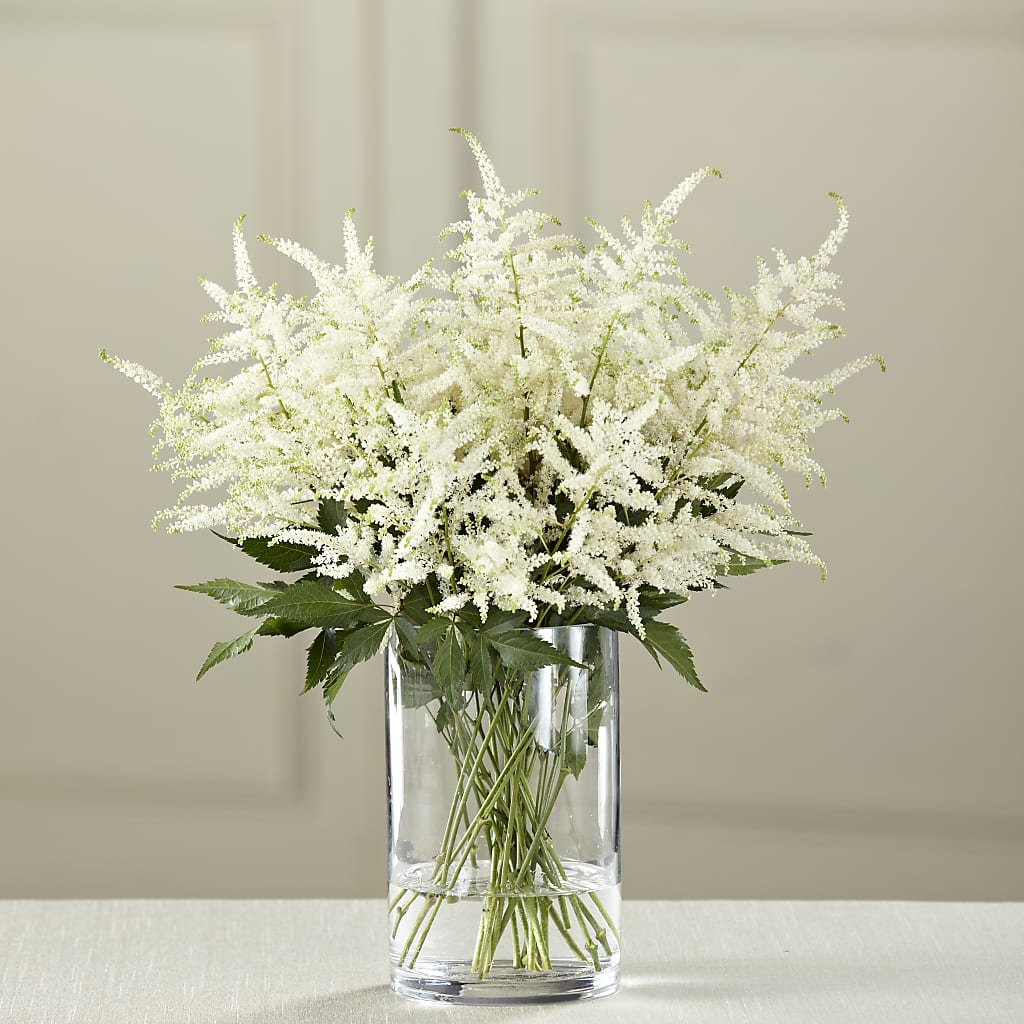 White Astilbe Bouquet – Rose Girls, Whittier CA