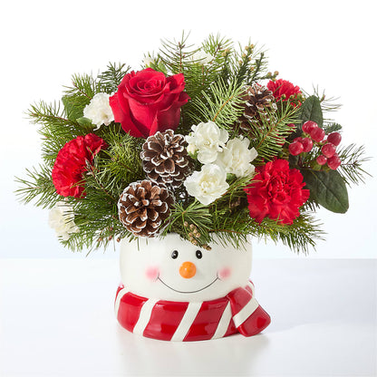 Jolly Snowman Bouquet –  Rose Girls, Whittier CA