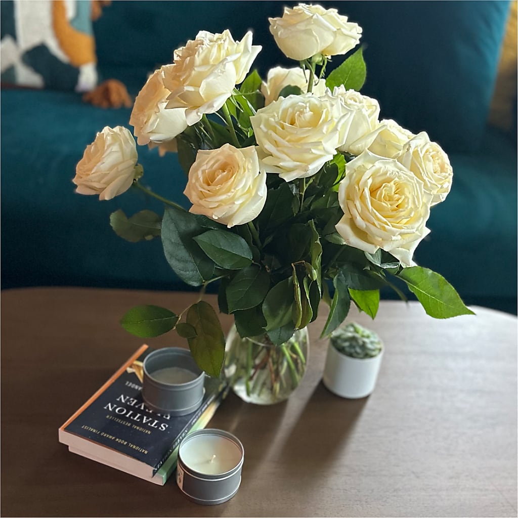 Long Stem Yellow Rose Bouquet –  Rose Girls, Whittier CA