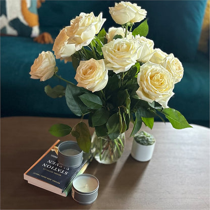 Long Stem Yellow Rose Bouquet –  Rose Girls, Whittier CA