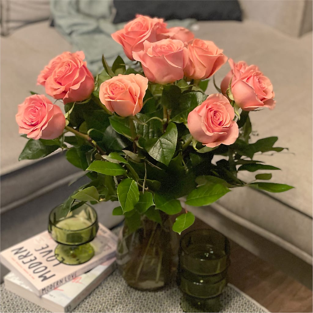 Long Stem Pink Rose Bouquet –  Rose Girls, Whittier CA