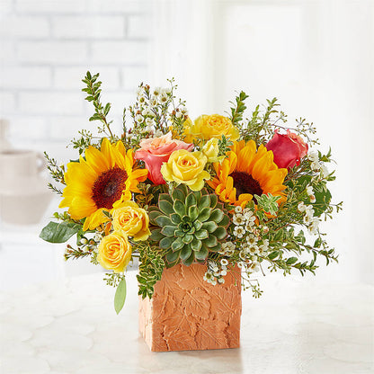 Sunflower Season Bouquet –  Rose Girls, Whittier CA