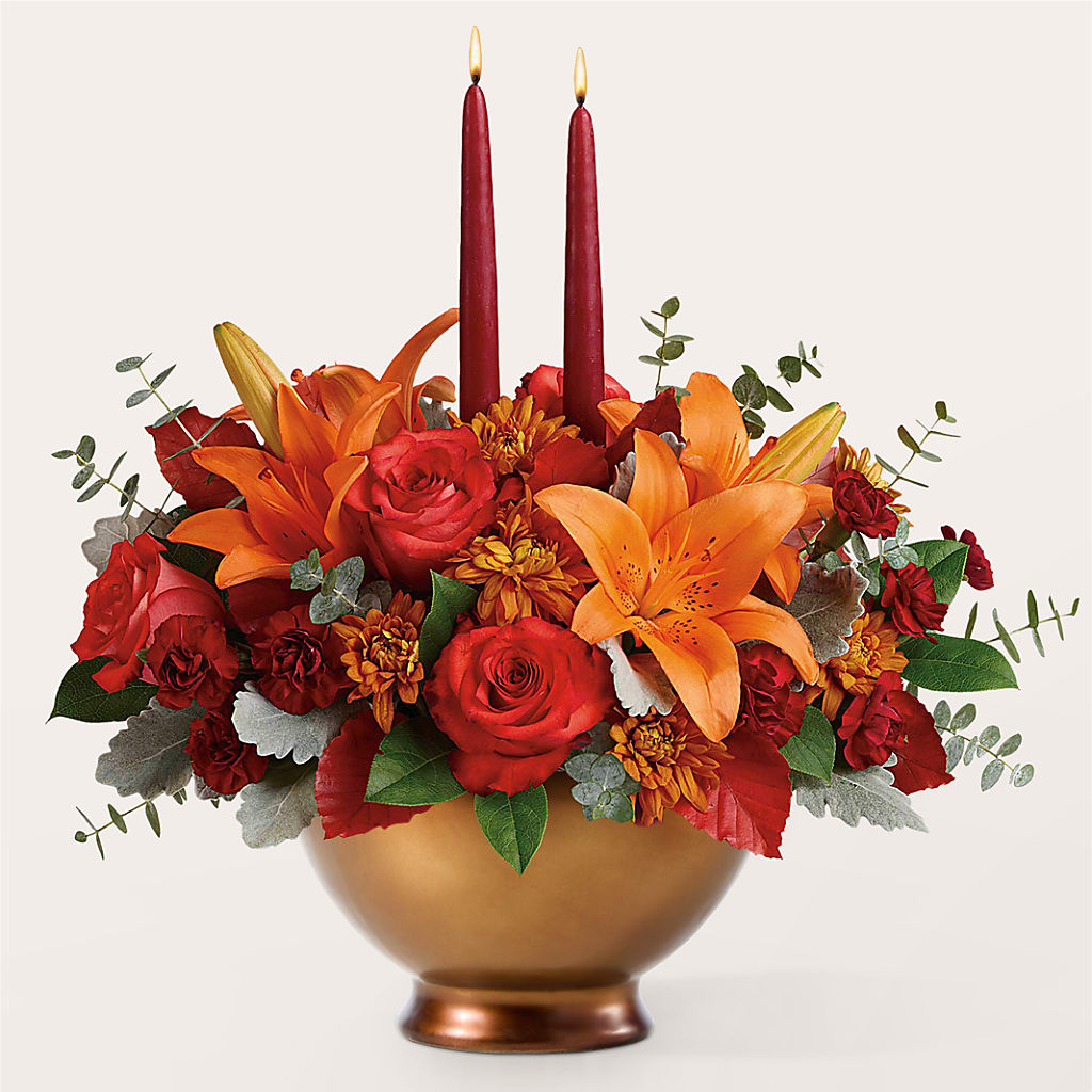 Fruits of Fall Centerpiece –  Rose Girls, Whittier CA