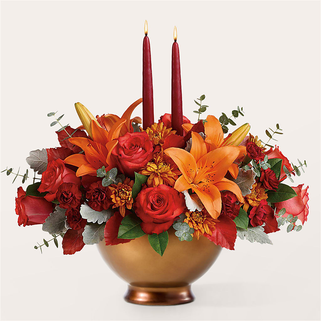 Fruits of Fall Centerpiece –  Rose Girls, Whittier CA