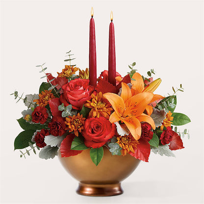 Fruits of Fall Centerpiece –  Rose Girls, Whittier CA