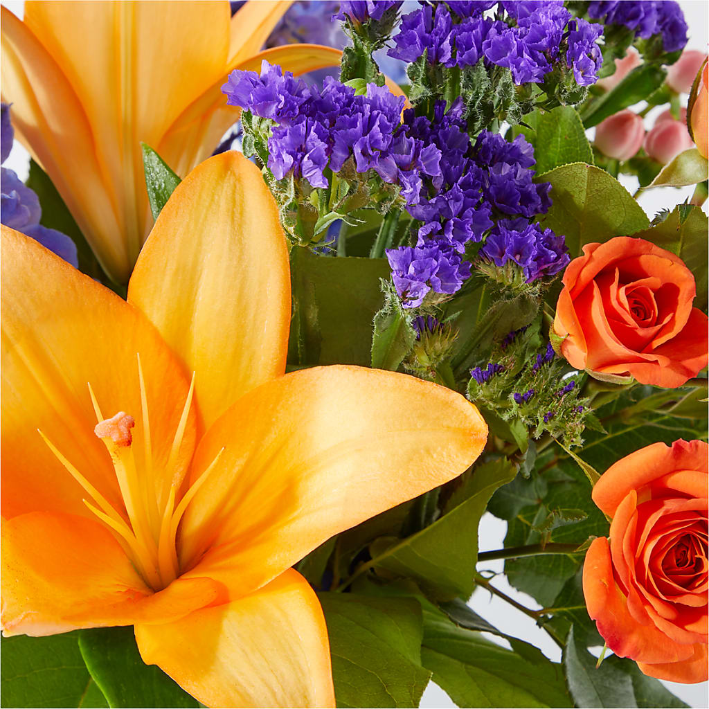 Radiant Citrus Bouquet –  Rose Girls, Whittier CA