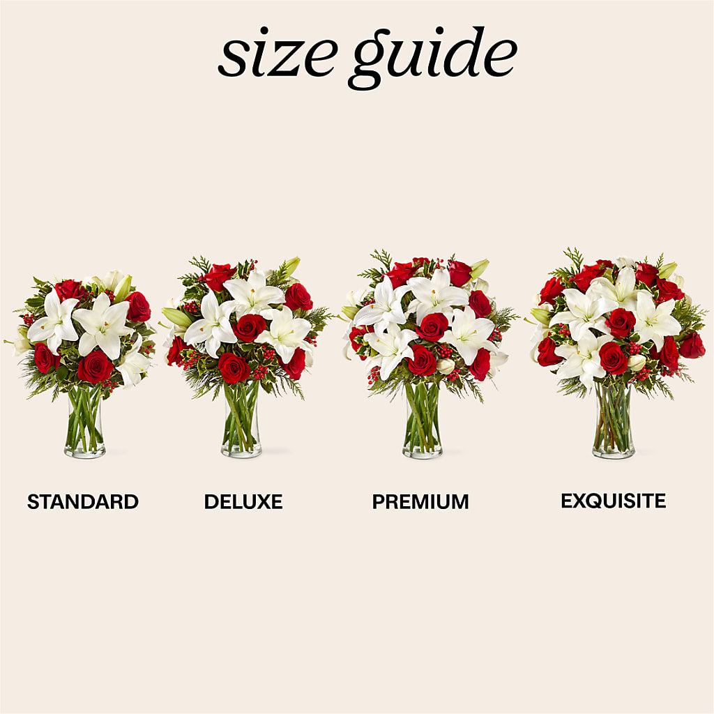 Sparkling Snowflakes Bouquet –  Rose Girls, Whittier CA