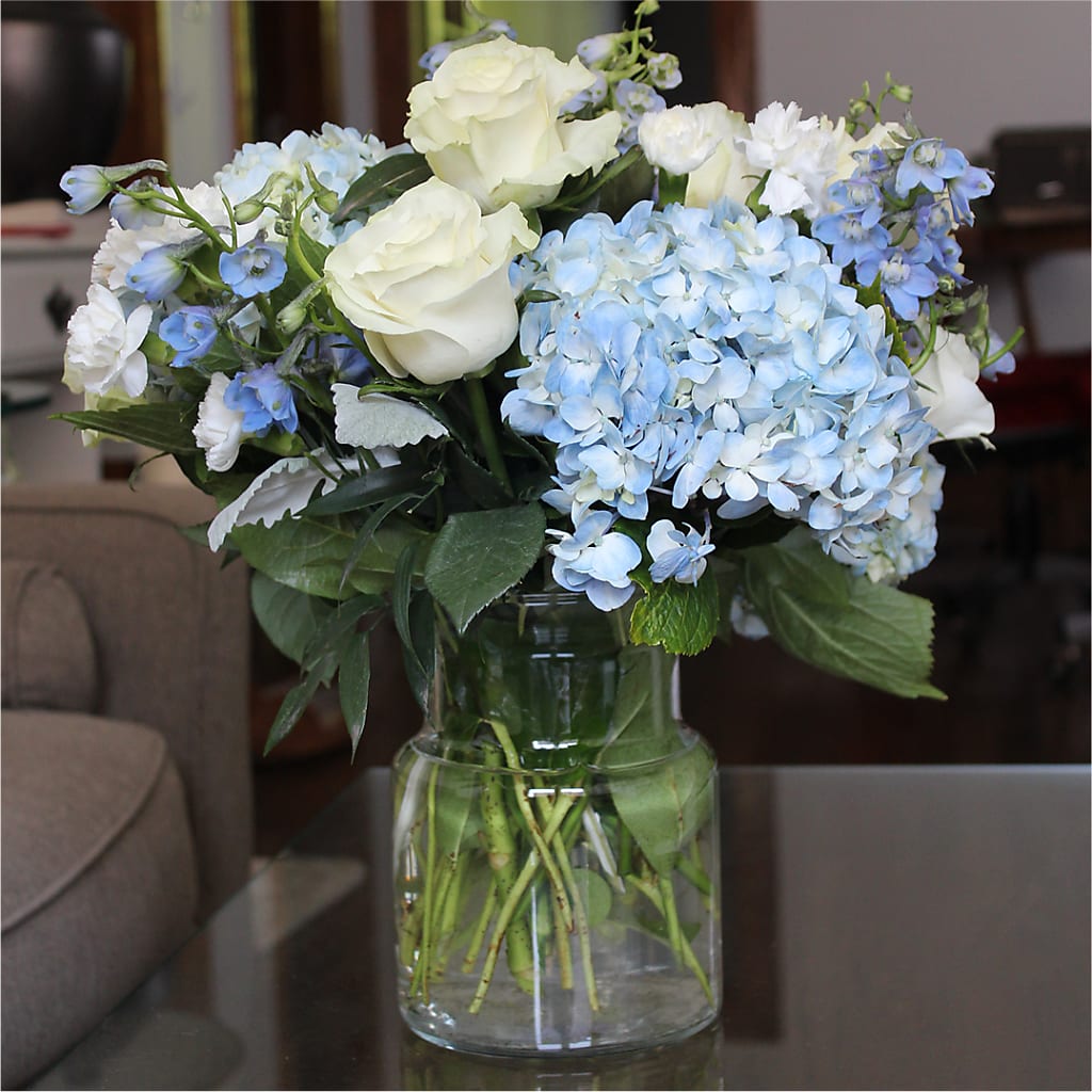 Clear Skies Bouquet –  Rose Girls, Whittier CA