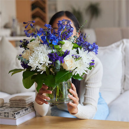 Cerulean Waves Bouquet –  Rose Girls, Whittier CA