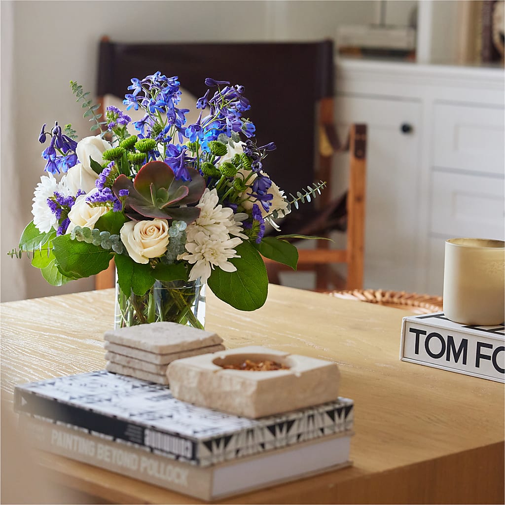 Cerulean Waves Bouquet –  Rose Girls, Whittier CA