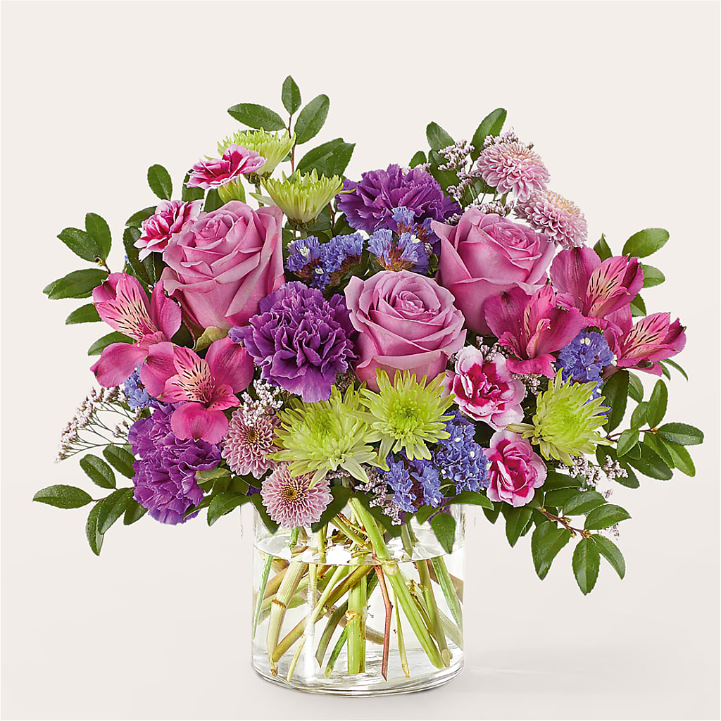 Glass Half Full Bouquet –  Rose Girls, Whittier CA
