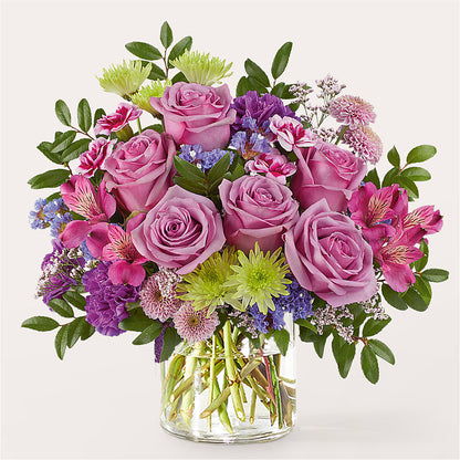 Glass Half Full Bouquet –  Rose Girls, Whittier CA