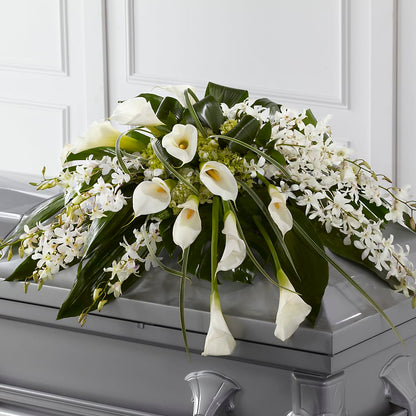 Angel Wings Casket Spray –  Rose Girls, Whittier CA