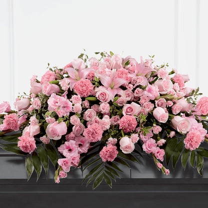Garden of Comfort Casket Spray (Standard) –  Rose Girls, Whittier CA