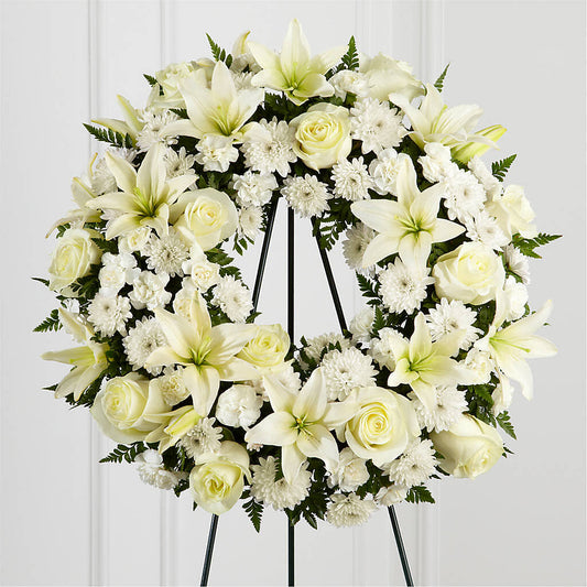 Treasured Tribute Wreath –  Rose Girls, Whittier CA