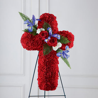 Faithful Hero Floral Cross –  Rose Girls, Whittier CA