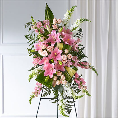 Elegant Embrace Standing Spray –  Rose Girls, Whittier CA