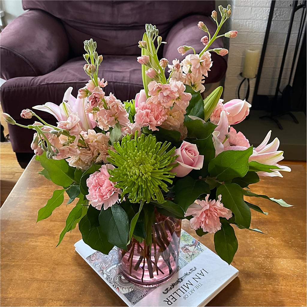 Pretty in Pink Bouquet –  Rose Girls, Whittier CA