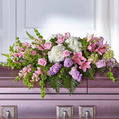 Life's Gratitude Casket Spray –  Rose Girls, Whittier CA