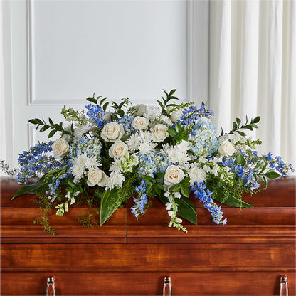 Timeless Essence Casket Spray –  Rose Girls, Whittier CA