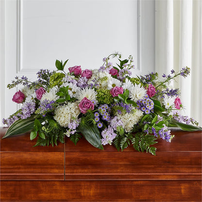 Meadows of Serenity Casket Spray –  Rose Girls, Whittier CA