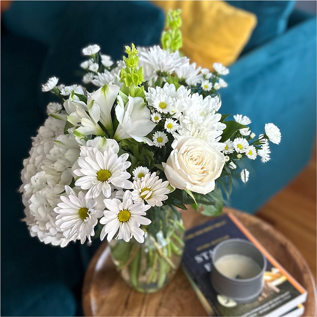 Classic Ivory – A Florist Original –  Rose Girls, Whittier CA